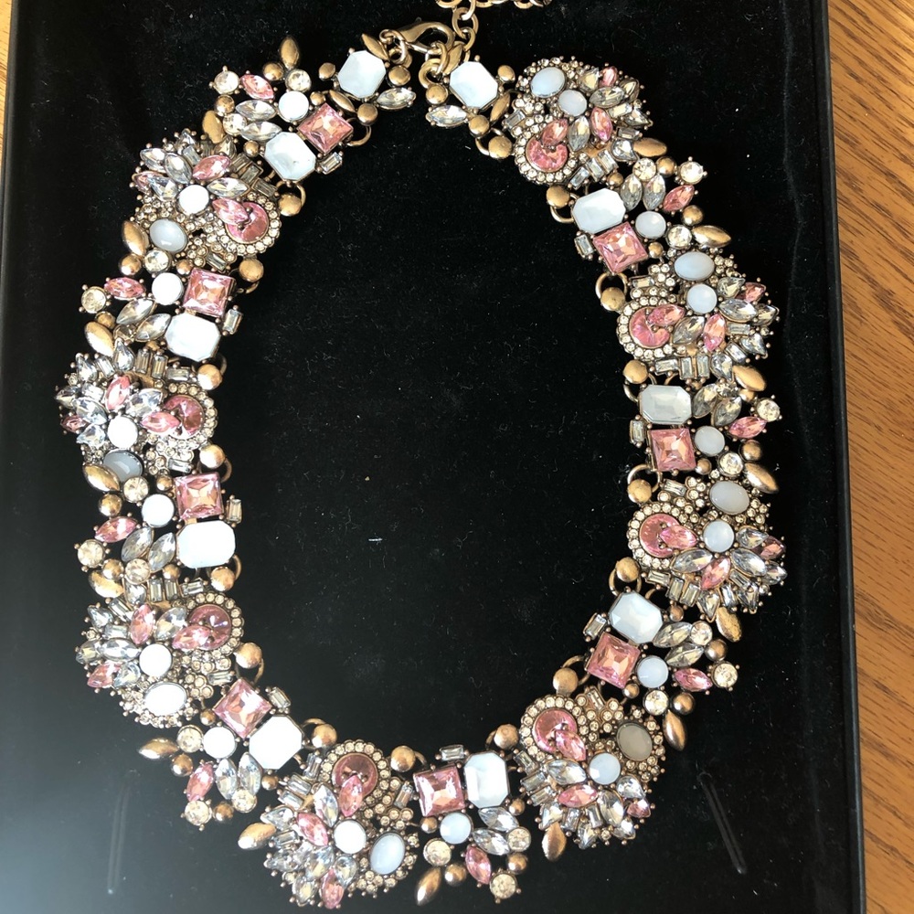 Amazing crystal choker statement necklace